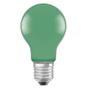 Лампа светодиодная 2,5W зеленый E27 A60 LEDSCLA15 OSRAM